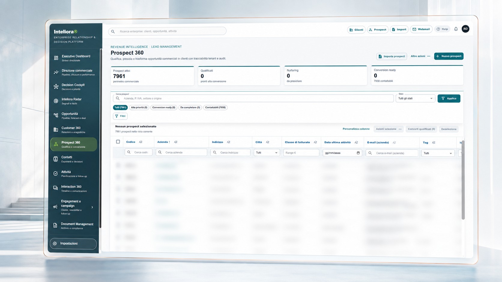 Inteliora CRM Enterprise